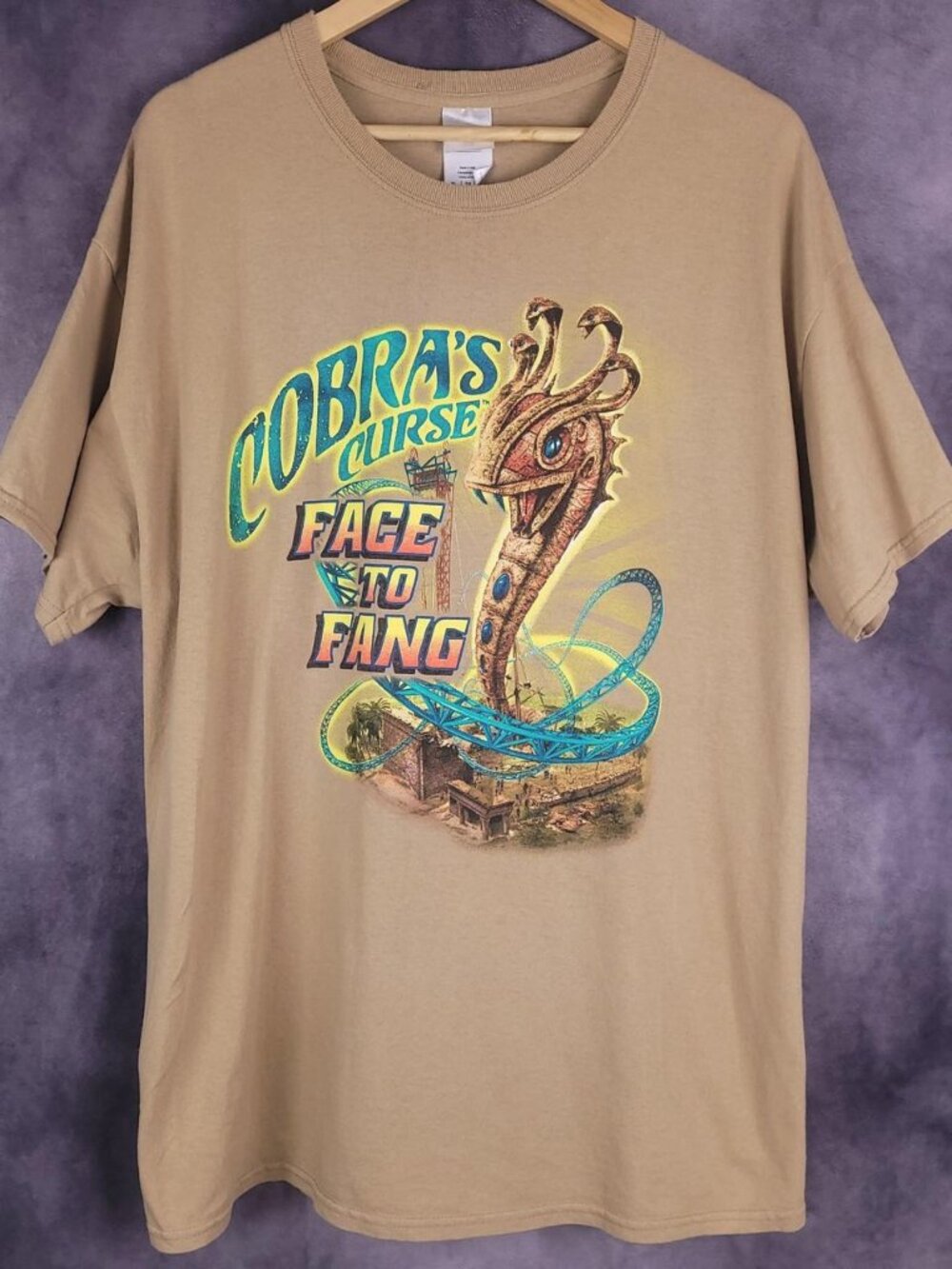Cobra's Curse Busch Gardens roller coaster thoosie t-shirt